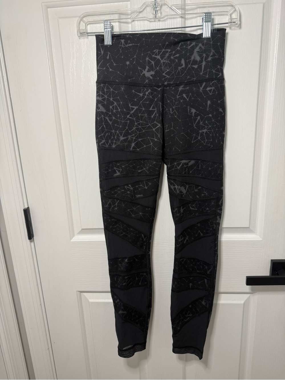 lululemon athletica Black Geometric-Print High-Rise Jeggings